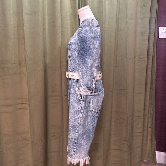 Retrofête One-Shoulder Denim romper, L - Picture 10 of 14